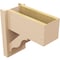 Ekena Millwork 8-in W x 16-in D x 16-in H Funston Block Rough Cedar Woodgrain TimberThane Outlooker, Primed Tan OUTUR080X16X16FST44RCPR - alternate 2